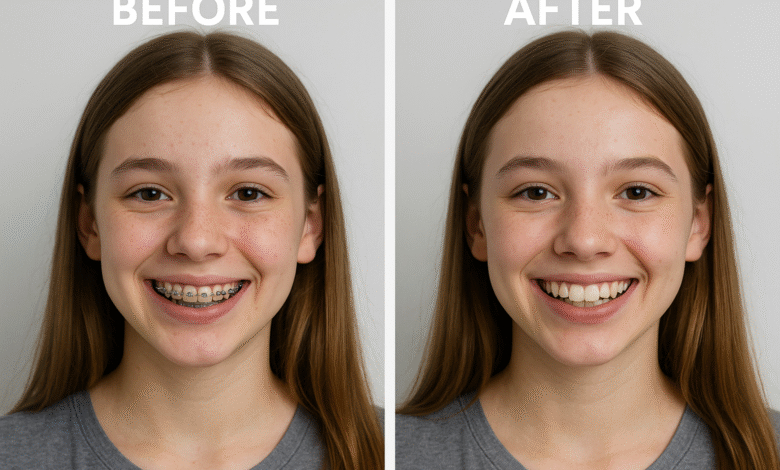 Braces Before and After