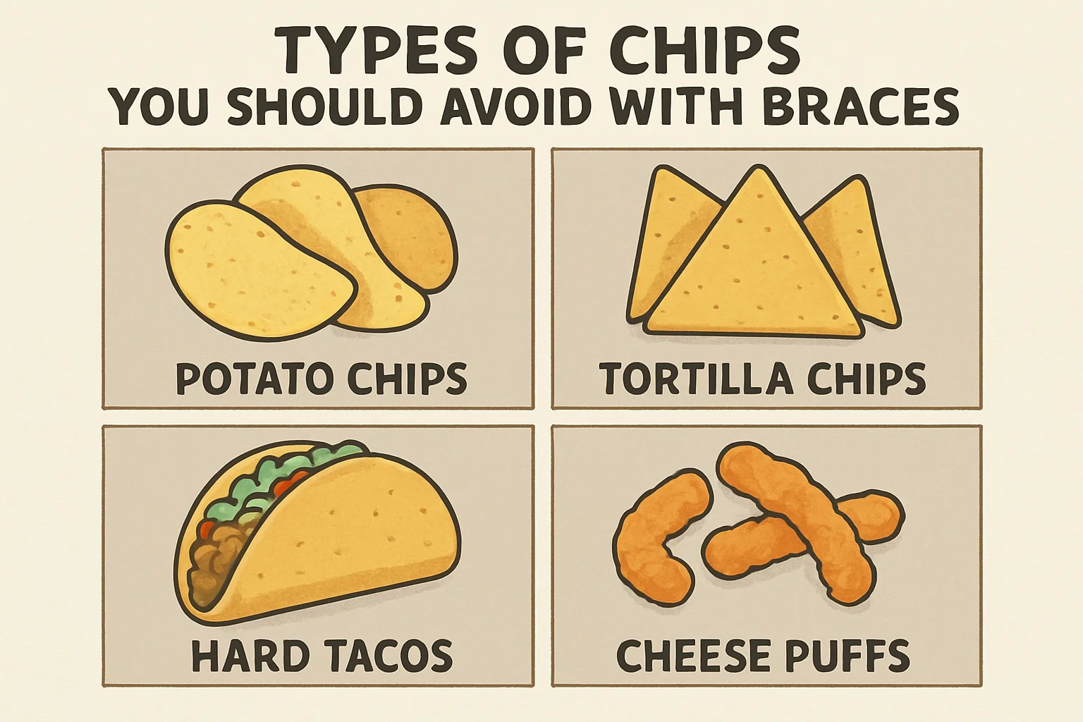 Can I Eat Chips with Braces