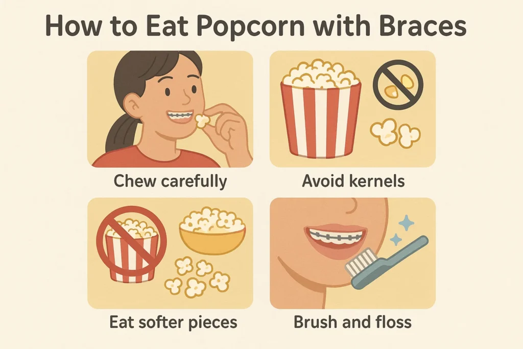 Can You Eat Popcorn With Braces