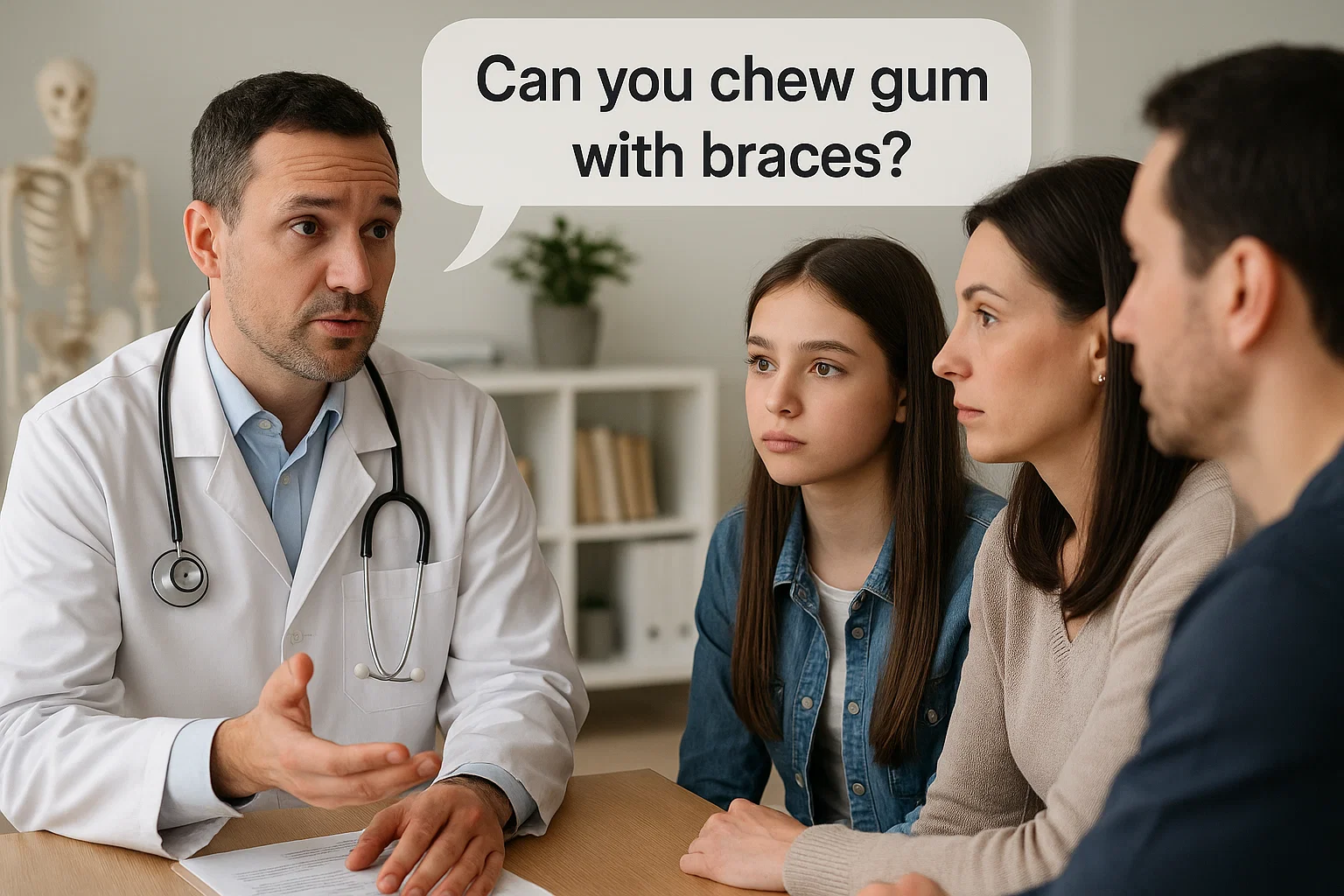 Can You Chew Gum With Braces
