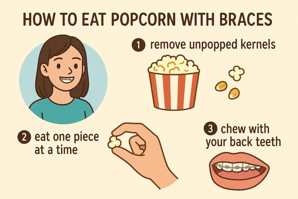 Can You Eat Popcorn With Braces