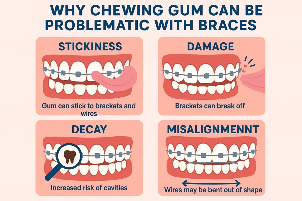 Can You Have Chewing Gum with Braces