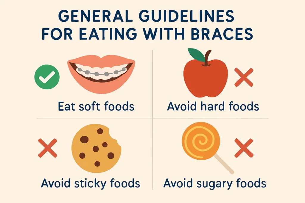 What to Eat with Braces the First Week